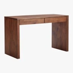 Runway 2-Drawer Acacia Wood Desk -Nesto Store RunwayAcaciaDesk3QFS18
