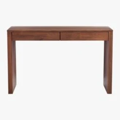 Runway 2-Drawer Acacia Wood Desk -Nesto Store RunwayAcaciaDeskS18