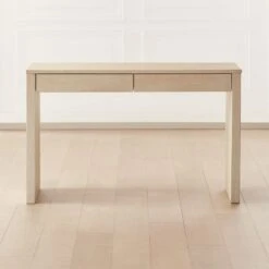 Nesto Store 7 Runway 2-Drawer Lacquered Grasscloth Desk