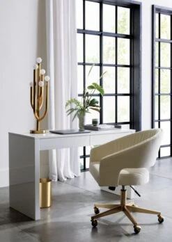 Nesto Store -Nesto Store RunwayWhiteLacquerDeskAG19