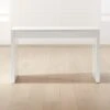 Runway 2-Drawer White Lacquered Wood Desk -Nesto Store RunwayWhiteLacquerDeskSHS21 1x1