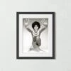 'Diana Ross Reaching Out' Photographic Print In Black Frame 21.5"x17.5" -Nesto Store SEDianaRossBlk21p5x17p5SS22 3D