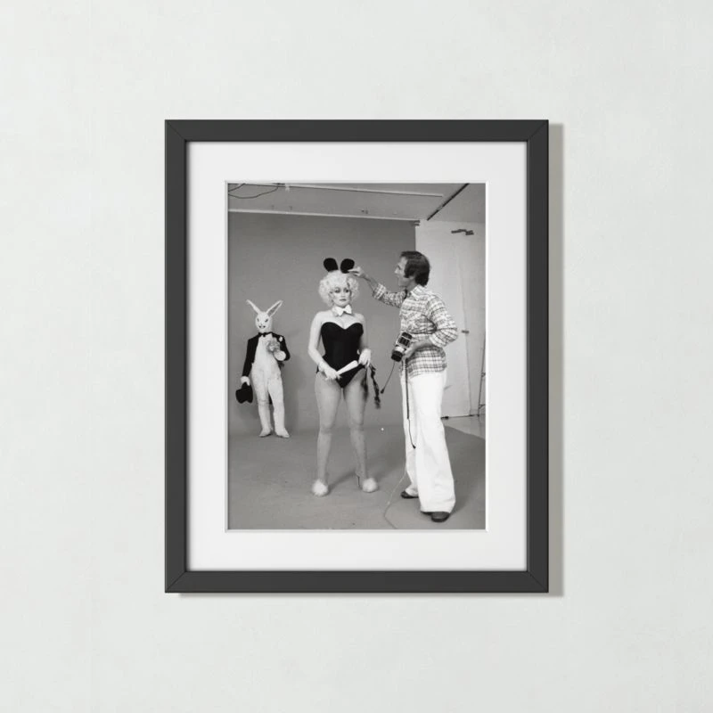 'Dolly Parton Playboy Shoot' Photographic Print In Black Frame 21.5"x17.5" 3 'Dolly Parton Playboy Shoot' Photographic Print In Black Frame 21.5"x17.5"