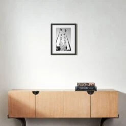 'Palm Trees Road' Photographic Print In Black Frame 17.5"x21.5" 9 'Palm Trees Road' Photographic Print In Black Frame 17.5"x21.5" -Nesto Store SEPalmTreesRdBlk17p5x21p5S22 3D