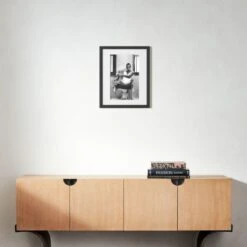 'Sade' Photographic Print In Black Frame 17.5"x21.5" -Nesto Store SESadeBlack17p5x21p5S22 3D