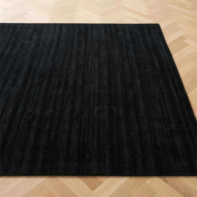 Sarello Performance Nylon Black Area Rug 5'x8' 4 Sarello Performance Nylon Black Area Rug 5'x8' - Image 2