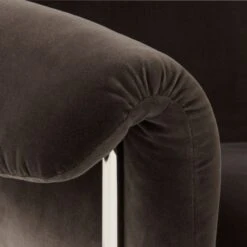 Saviti Black Velvet Office Chair -Nesto Store SavitiBlkVlvtOfficeChairAVSSF23