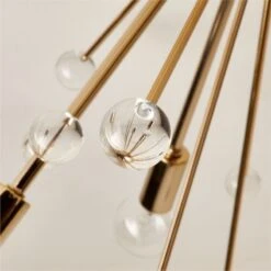 Scoppiare Polished Champagne Flush Mount Light 8 Scoppiare Polished Champagne Flush Mount Light -Nesto Store ScoppiareChmpgnFlshMntAVSHF22