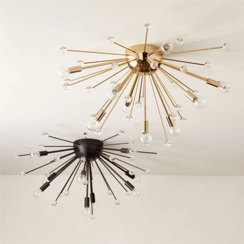 Scoppiare Polished Champagne Flush Mount Light 6 Scoppiare Polished Champagne Flush Mount Light - Image 4