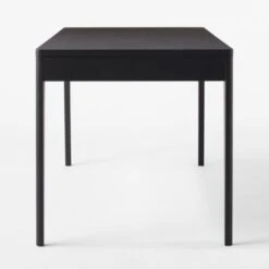 Scuro 2-Drawer Black Oak Wood Desk -Nesto Store ScuroDeskSDSSS22