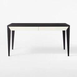 Scuro 2-Drawer Black Oak Wood Desk -Nesto Store ScuroDeskSOSSS22