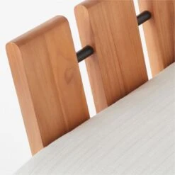 Seahaven Teak Outdoor Sofa With Sand Perennials® Cushions -Nesto Store SeahavenSandSofaAVSSS22