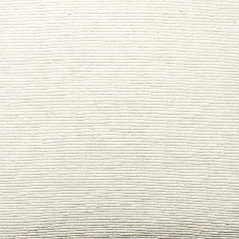 Seca Ivory Silk Throw Pillow With Down-Alternative Insert 20'' 5 Seca Ivory Silk Throw Pillow With Down-Alternative Insert 20'' - Image 3