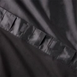 Seda Black Dupioni Silk Window Curtain Panel 48''x84'' 11 Seda Black Dupioni Silk Window Curtain Panel 48''x84'' -Nesto Store SedaBlackSilkDp96PnlAV3SHS23