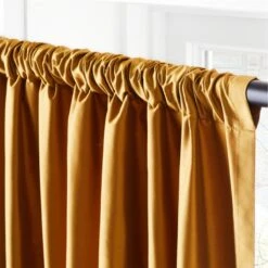 Seda Chai Tea Dupioni Silk Window Curtain Panel 48"x120" -Nesto Store SedaSilkDpnChTeaPnl96inAV2SHF21