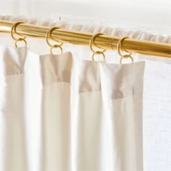 Seda Warm White Dupioni Silk Window Curtain Panel 48"x84" -Nesto Store SedaSilkDpnIvoryPnl96inAV4SHF21