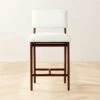 Selby White Upholstered Counter Stool -Nesto Store SelbySnowCounterStoolSHF22