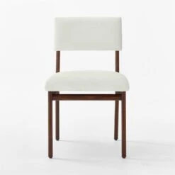 Selby White Upholstered Dining Chair -Nesto Store SelbySnowDiningChairSOSSF22 1