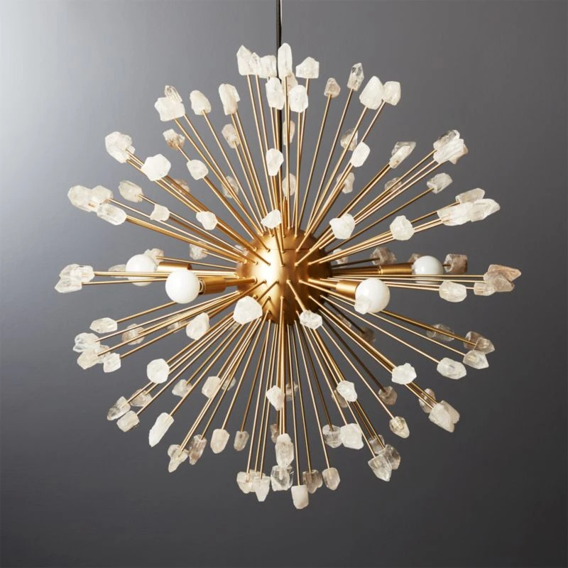 Ray Quartz Pendant Light 3 Ray Quartz Pendant Light
