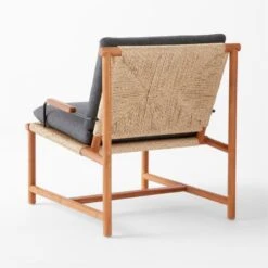 Sentinel Teak Outdoor Lounge Chair With Sunbrella ® Cushions -Nesto Store SentinelLoungeChair3QBSSS22