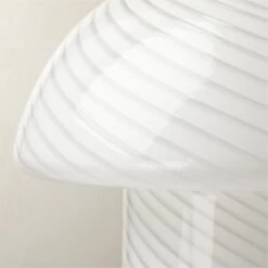 Senza White Glass Table Lamp 9 Senza White Glass Table Lamp -Nesto Store SenzaGlassTableLampAVSHF21