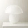 Senza White Glass Table Lamp -Nesto Store SenzaGlassTableLampSHF21
