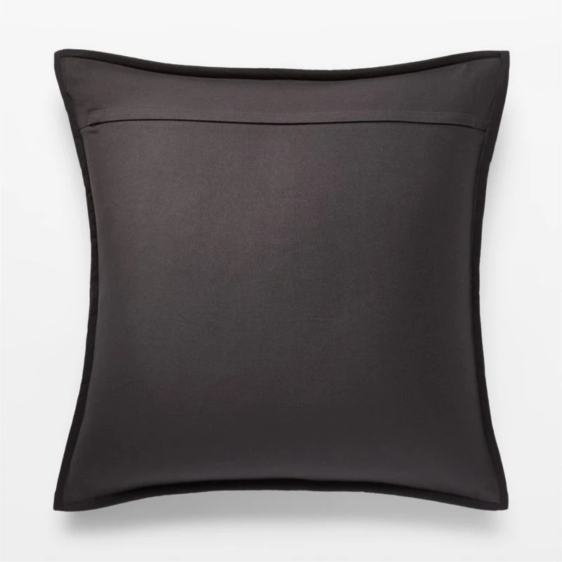 Sequence Black Throw Pillow With Down-Alternative Insert 20" 4 Sequence Black Throw Pillow With Down-Alternative Insert 20" - Image 2