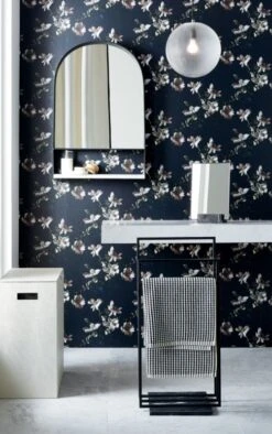 Ivory Shagreen Hamper -Nesto Store ShagreenHamperBlackMarbleAG19