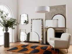 Grace Bone Inlay Floor Length Mirror 36"x72" 10 Grace Bone Inlay Floor Length Mirror 36"x72" -Nesto Store ShieldWallMirrorJL18