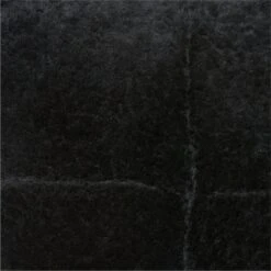 Shorn Black Sheepskin Fur Throw Pillow With Down-Alternative Insert 18'' -Nesto Store ShornShpsknBlkPlw18inAVSSS23