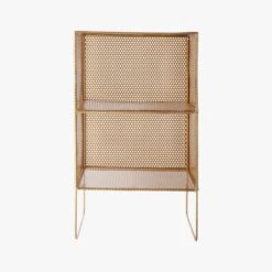 Sift Gold Metal Side Table -Nesto Store SiftGold2StoryTowerAVS17