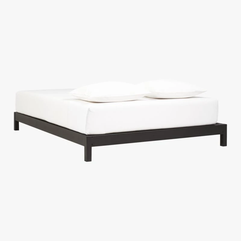 Simple Black Metal King Platform Bed 7 Simple Black Metal King Platform Bed - Image 5