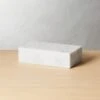 Small White Marble Box -Nesto Store SmlWhiteMarbleBoxSHF18