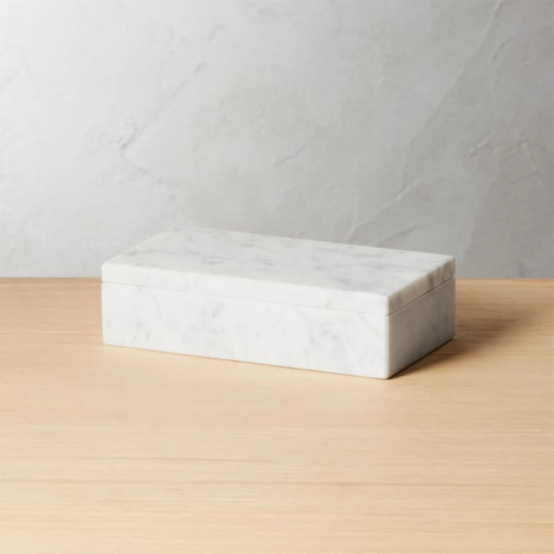 Small White Marble Box 3 Small White Marble Box
