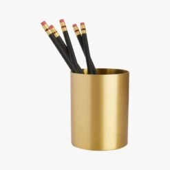 Solid Brass Studio Pencil Cup 25 Solid Brass Studio Pencil Cup -Nesto Store SolidBrassStudioPencilCupAVF17