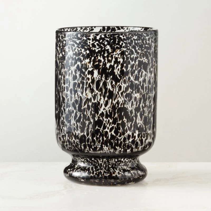 Speck Glass Hurricane Candle Holder Small 3 Speck Glass Hurricane Candle Holder Small