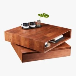 Spin Rotating Coffee Table -Nesto Store SpinRotatingCoffeeTableAVS18