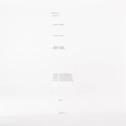 Stairway 2-Drawer White Wall Mount Desk With Shelves 96'' -Nesto Store Stairway96inWideDeskWhtSDSSF21