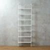 Stairway White Wall-Mounted Bookcase - 96" Height 1 Stairway White Wall-Mounted Bookcase - 96" Height -Nesto Store StairwayBookshelfAVSHS16 1x1