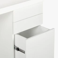 Stairway 6-Drawer White Wood Desk -Nesto Store StairwayModDskW2DrwrWtAVS20