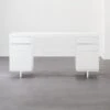 Stairway 6-Drawer White Wood Desk -Nesto Store StairwayModDskW2DrwrWtSHS20 1x1