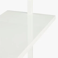 Stairway White Wall-Mounted Bookcase - 96" Height -Nesto Store StairwayShelfWhiteAVF14