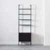 Stairway Black Cabinet - 96" Height
