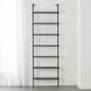 Stairway Black Metal Wall Mount Bookshelf 96'' 1 Stairway Black Metal Wall Mount Bookshelf 96'' -Nesto Store StairwayTallBookshelfBlkROS18 1x1
