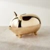 Stanley Brass Piggy Bank -Nesto Store StanleyBrassBankHolSHF22
