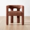 Stature Burnt Sienna Boucle Dining Armchair -Nesto Store StatureChairBurntSiennaSHF22