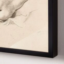 'Studies Of A Reclining Female Nude I' Framed Reproduction By Abraham Bloemaert 22''x18'' -Nesto Store StdsOfARclgFmlNdI22x18inAV2SHF22