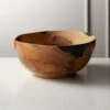 Still Teak Wood Serving Bowl -Nesto Store StillTeakBlackResinBowlSHF19