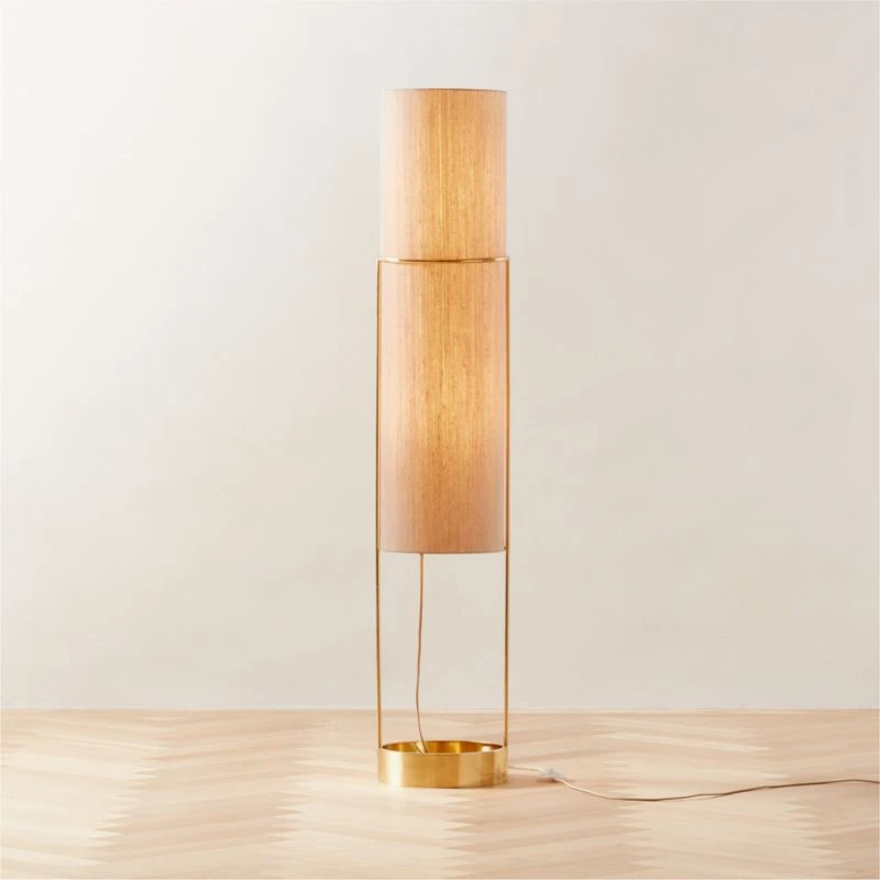 Strand Brass Floor Lamp 4 Strand Brass Floor Lamp - Image 2
