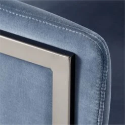 Stretta Blue Velvet Office Chair -Nesto Store StrettaBlueMtlOffcChairAVSSS22